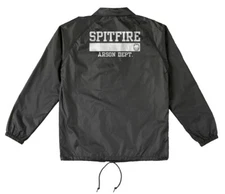 Spitfire Wheels Arson Dept Black / White Windbreaker Jacket