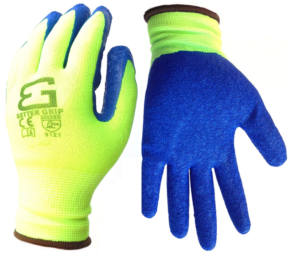 Guantes de agarre Better Grip con revestimiento de látex texturizado, paquete de 6 pares -BGSCL Foto 4 de 4