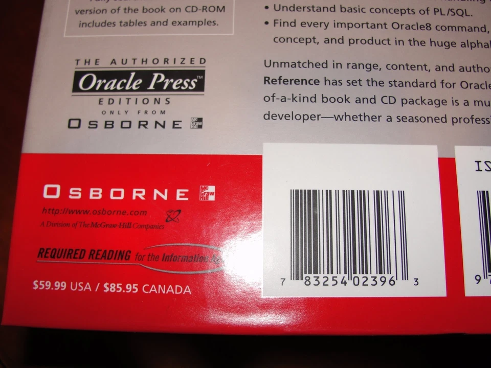 Oracle 8 The Complete Reference - Image 4 of 4