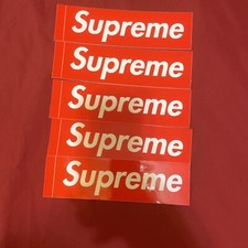 Supreme Red Box Logo Sticker SET OF 5 BULK 10...