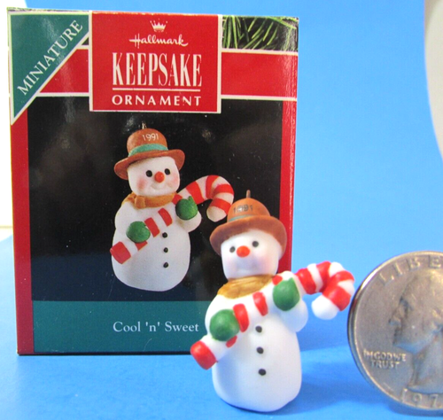 1991 Hallmark Miniatur Ornament COOL 'N' SWEET - Bild 1 von 13