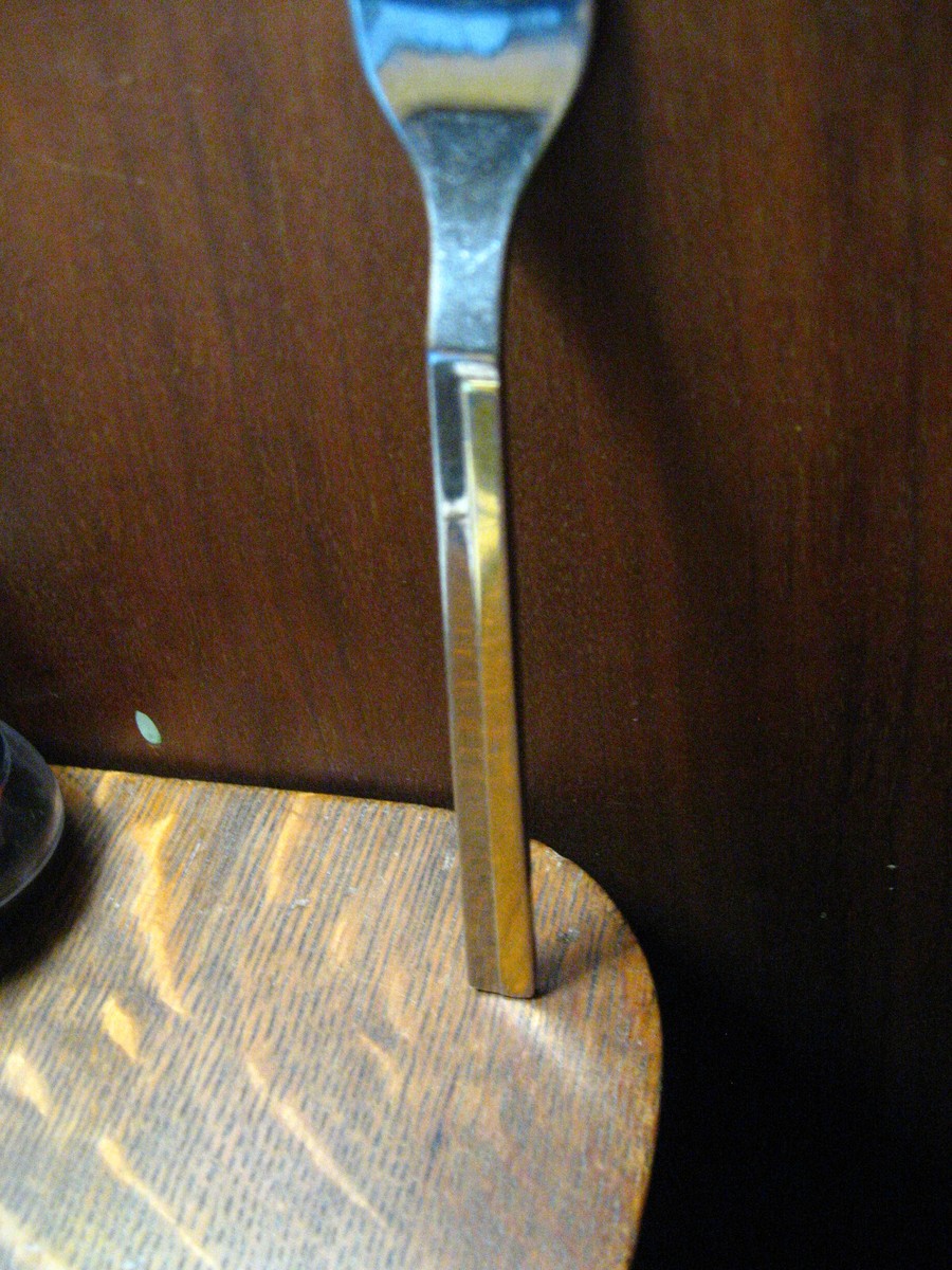 コンポート　ヴィンテージ Birks Retroneu Vintage Silver Gold Salad Dessert Fork - 6 3