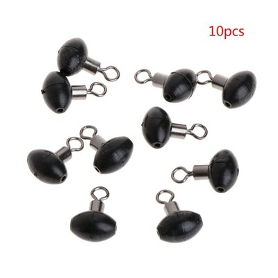 10 Pcs Fishing Line Clip Bead Swivel Anti Wrap Sub Line Connector Quick Rotating