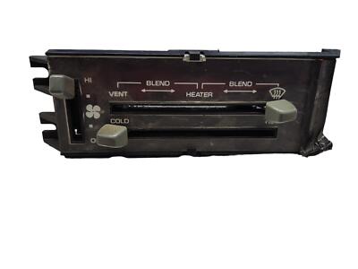 Dash Heater Control fits 1986 - 1988 Pontiac Sunbird w/o AC 16066962