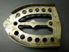 Vintage Cast Iron Footed Sad Iron Trivet --