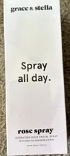 New GRACE AND STELLA Rose Spray All Day Hydrating Facial Spray 8.11 fl. oz.