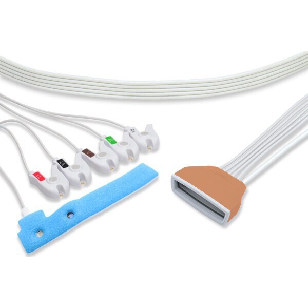 Philips Disposable 5 Lead Pinch w/ Spo2 For MX40 989803172051, Box of ...