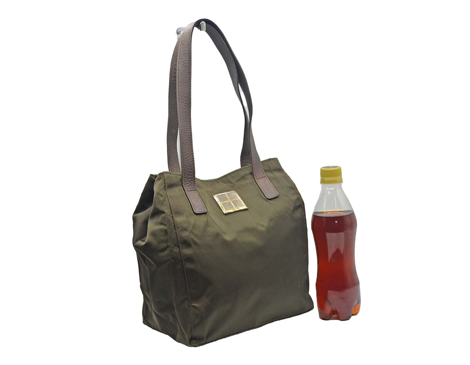 Borsa a tracolla YSL Yves Saint Laurent verde oliva borsa a mano tote borsa usata Italia