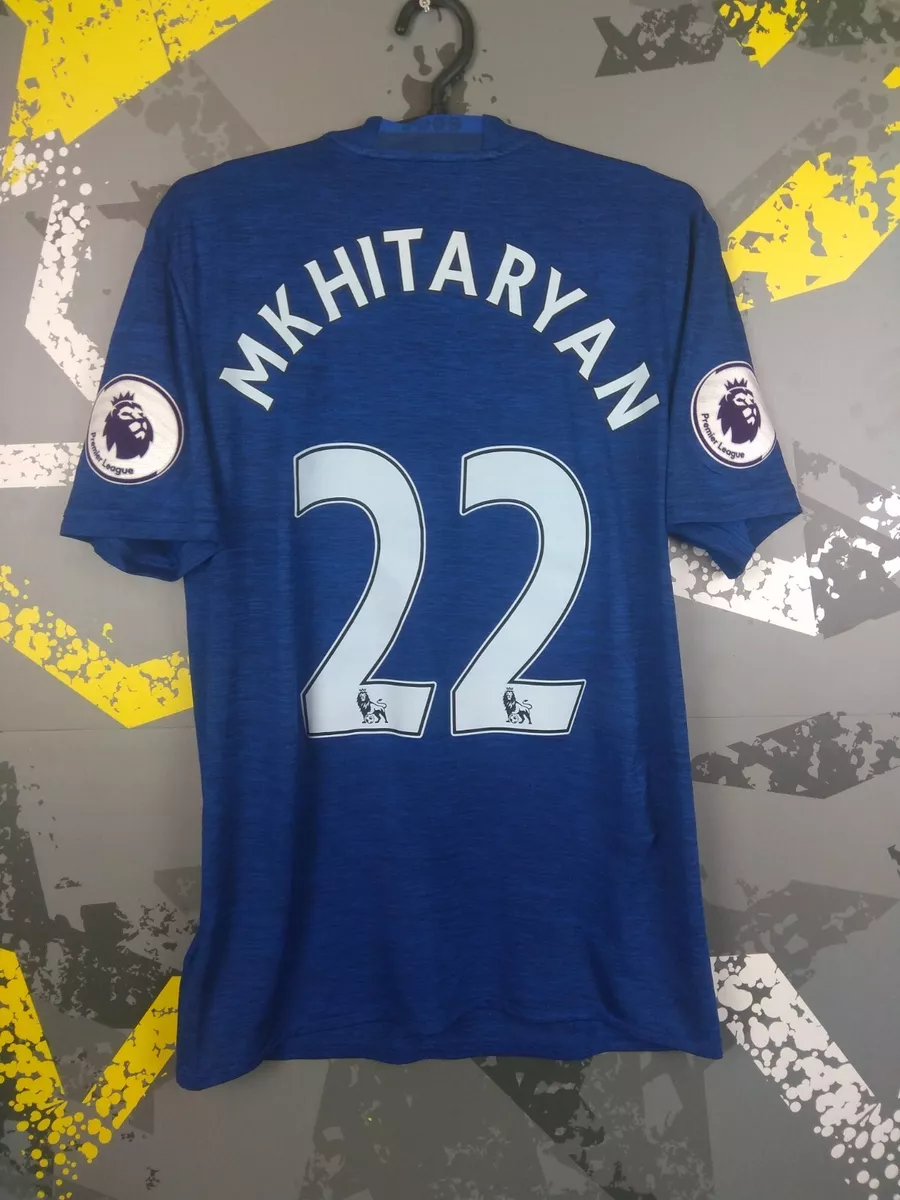 Mkhitaryan Manchester United Jersey 2017 Away SMALL Shirt Adidas