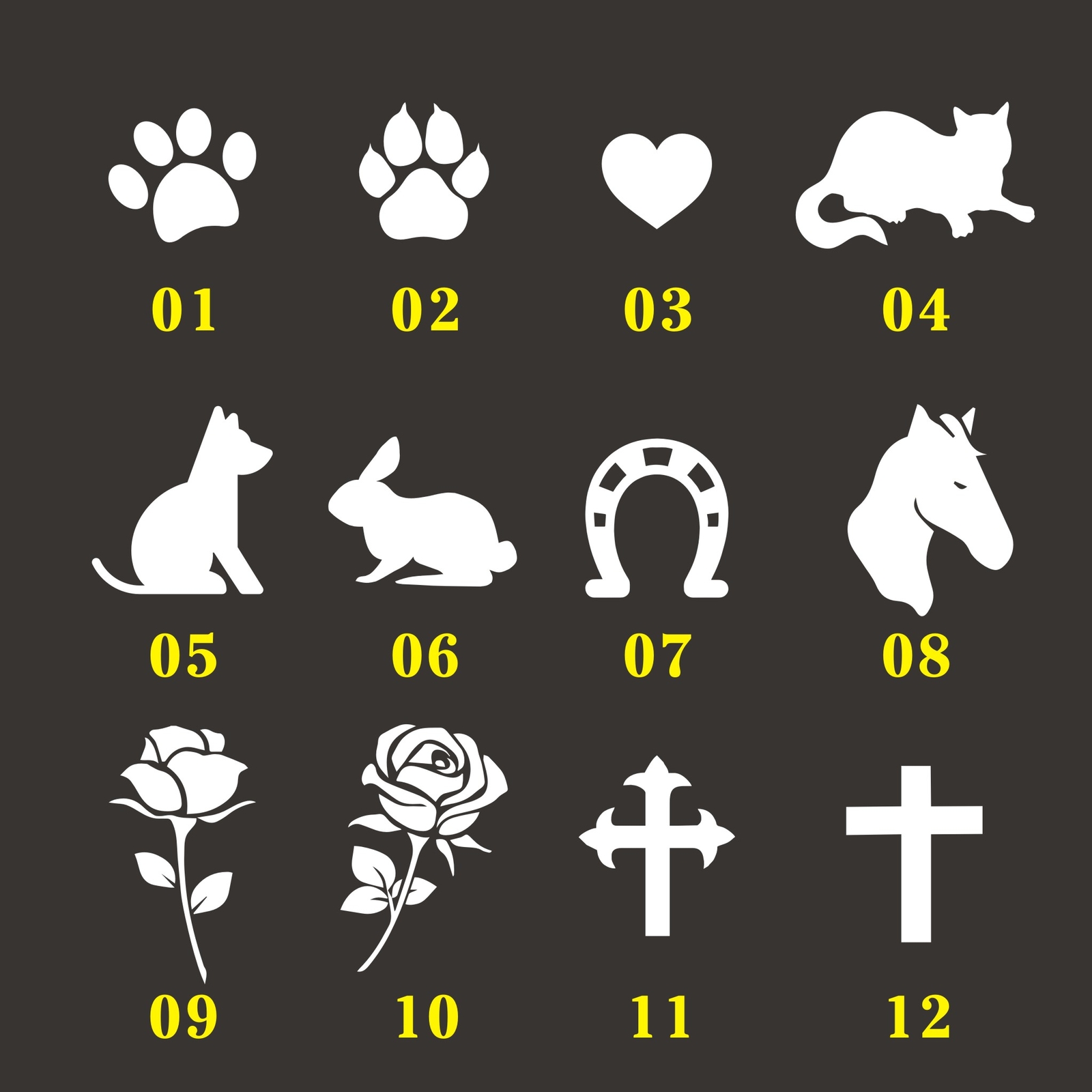 Personalised Pet Memorial Plaque Engraved Natural Slate Grave Marker