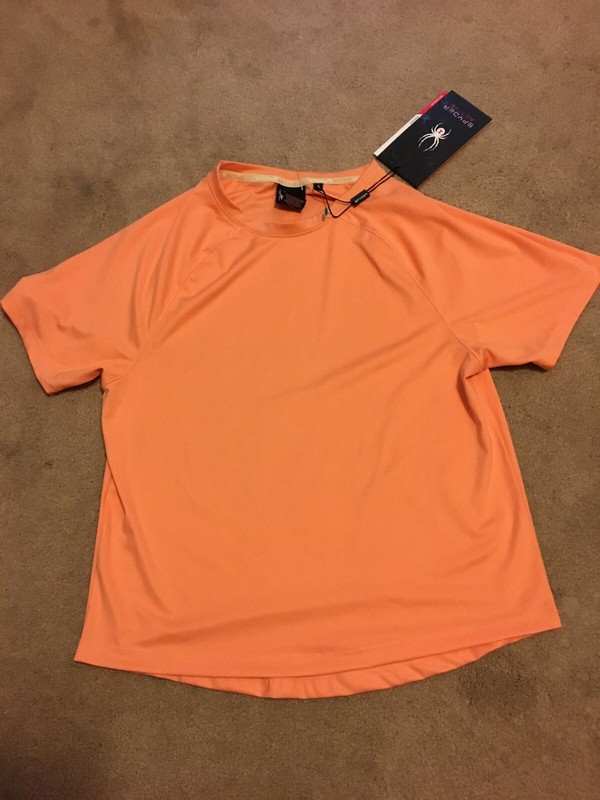 NWT Womens Sz Small Spyder Active Stretch  Short Sleeve Shirt Sport New