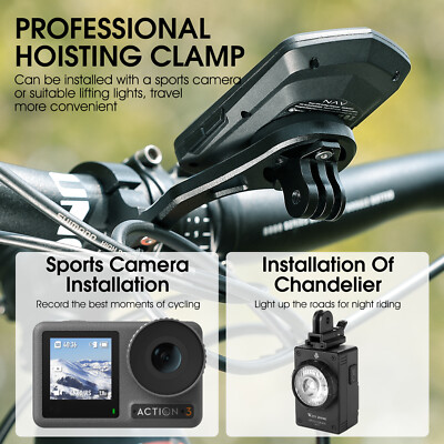 CYCLAMI S2 Supporto per computer da bici MTB Road GPS Supporto per faro CYCLAMI S2 Supporto per computer da bici MTB Road GPS Supporto per faro