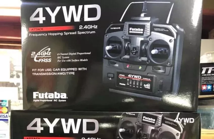 Futaba 4YWD 2.4GHz FHSS 4-Channel Radio System w / R214GF-E