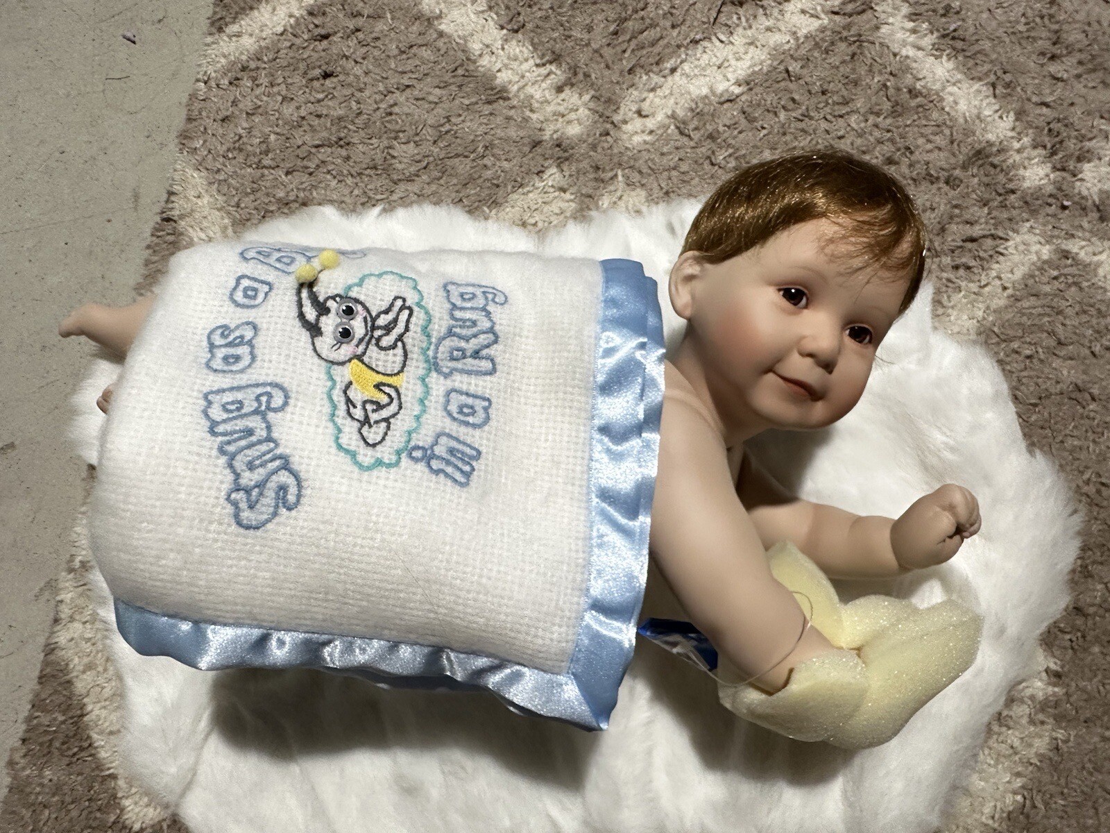 Ashton Drake “snug As A Bug In A Rug” Doll | eBay