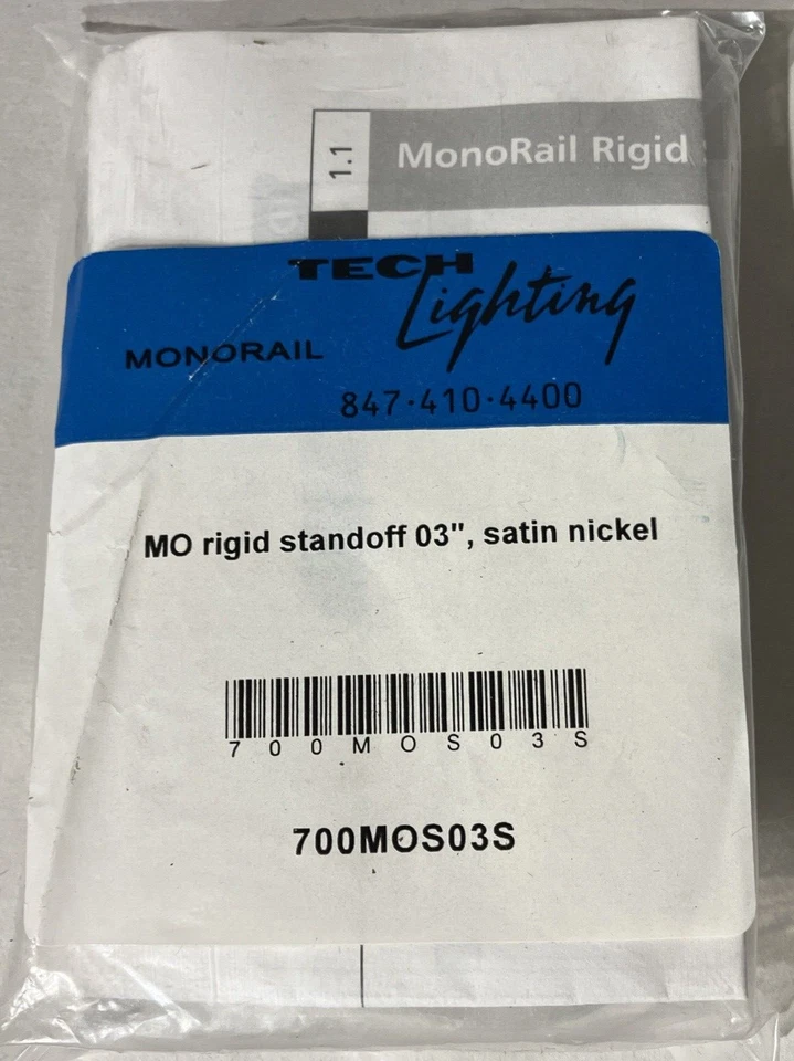 TECH Lighting Monorail 700MOS03S 3" Satin Nickel MO Rigid Ceiling Stand Off - Image 2 of 2