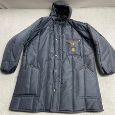 Refrigiwear Iron Tuff Ice Parka Jacket Mens 4XL XXXL Dark Blue Work Wear