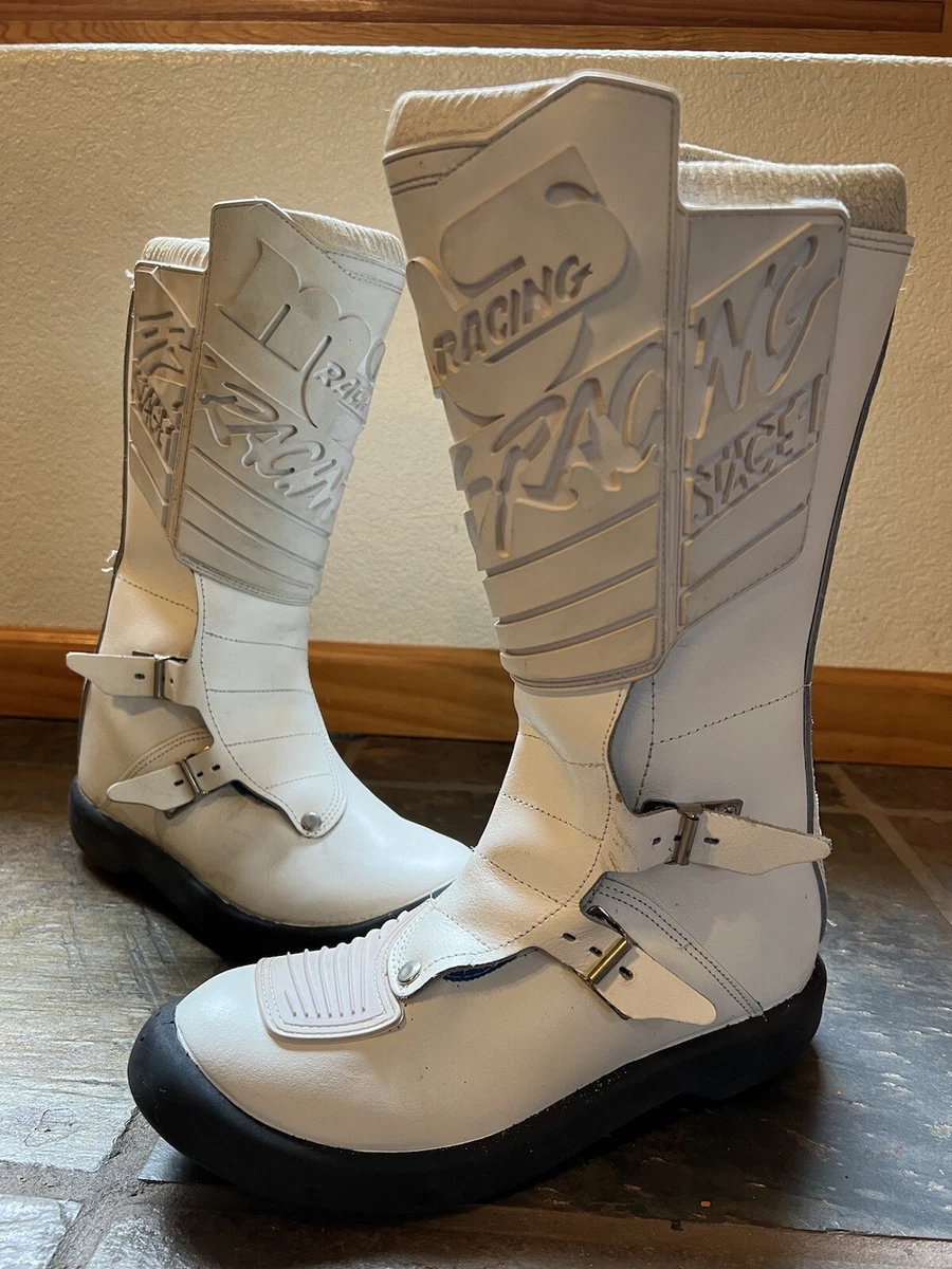 Vintage MS Racing Motocross Boots Made in Italy