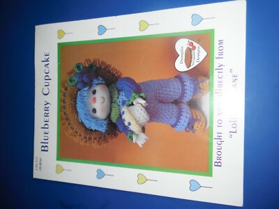 Vintage Dumplin' Designs/Lollipop Lane Häkelanleitung - Blueberry Cupcake - '84