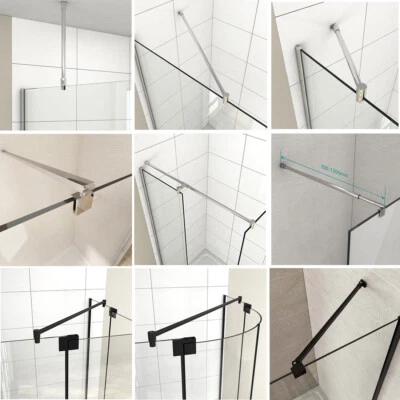 Dusche Stabilisator Stabilisationsstange Haltestange für EMKE Duschwand 6-12mm