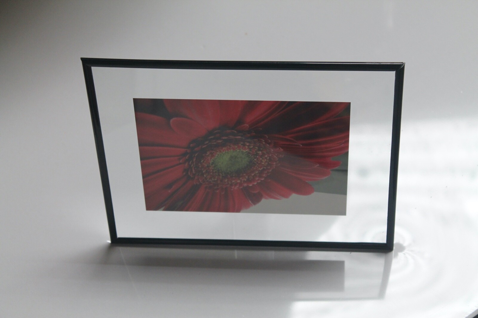 Cadre photo vintage noir en verre véritable 13x18 cm lot de 2 design minimaliste