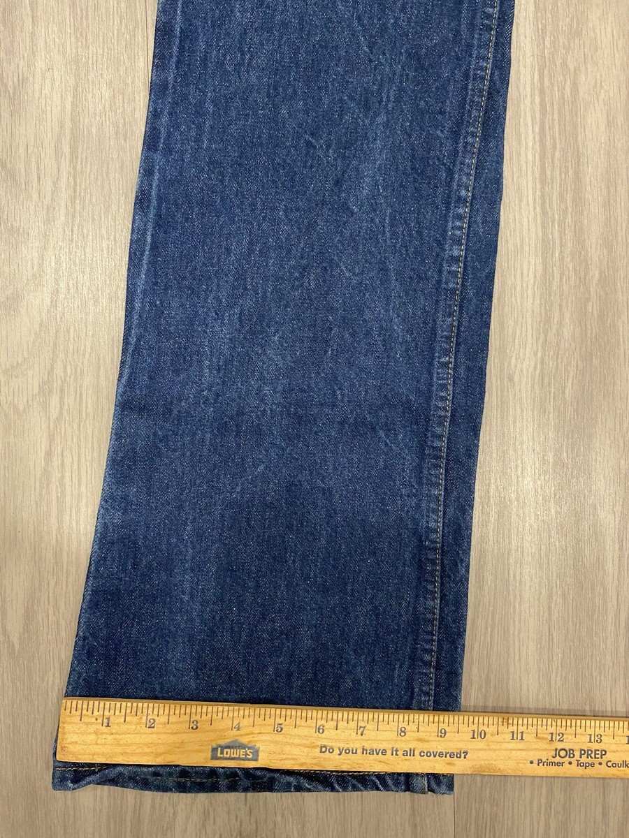 Vintage 70s LEVIS 505 Orange Tab Jeans 20505-0217 36x34 (34x32