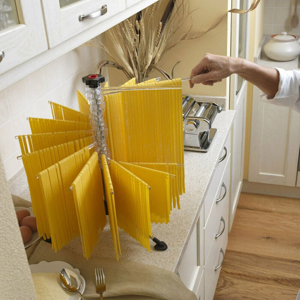Marcato Tacapasta 16 Arm Pasta Drying Rack Fettucine Noodle Spaghetti - Image 2 of 4