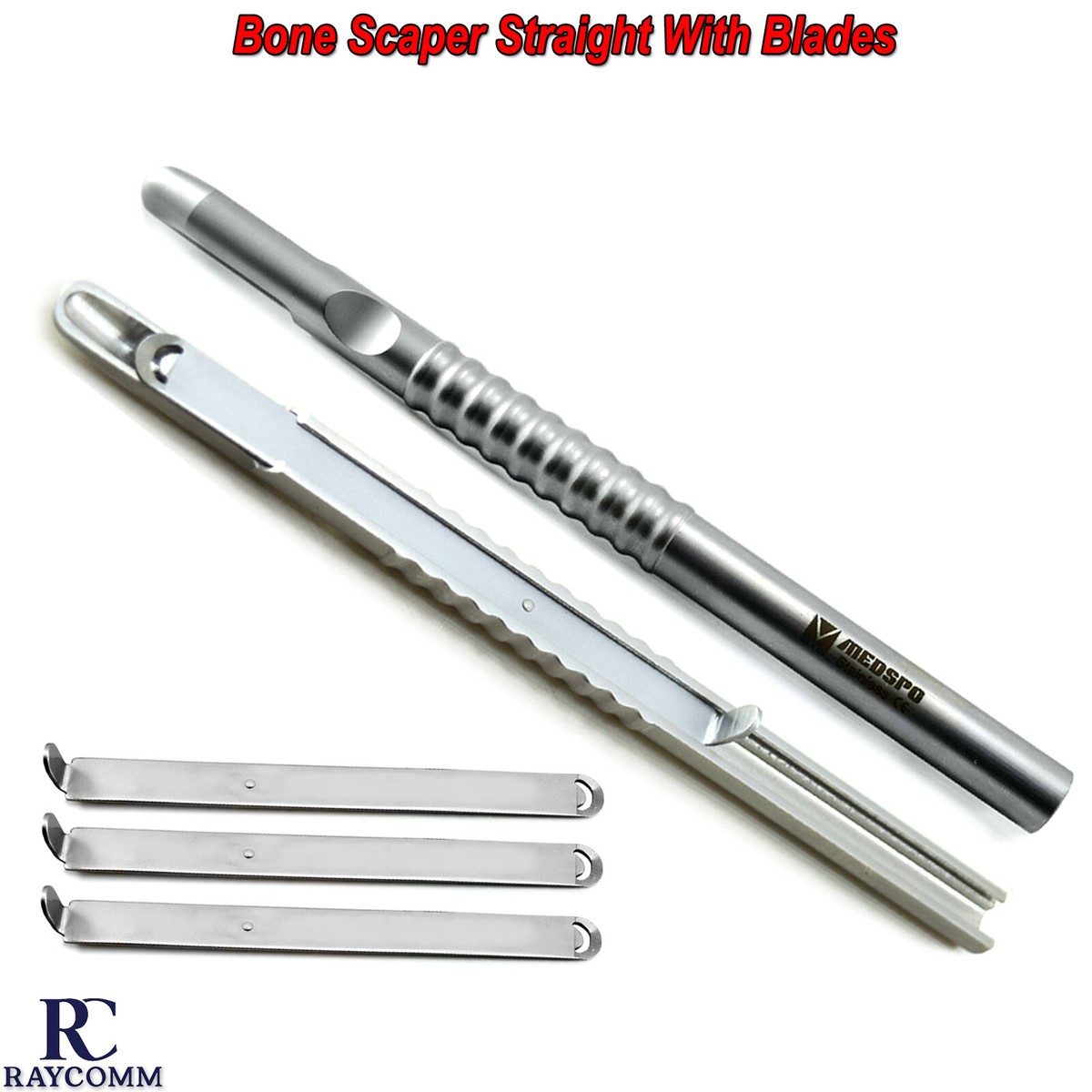 Bone Harvester Dental Bone Scraper Hand Held Curved Implant Harvester
