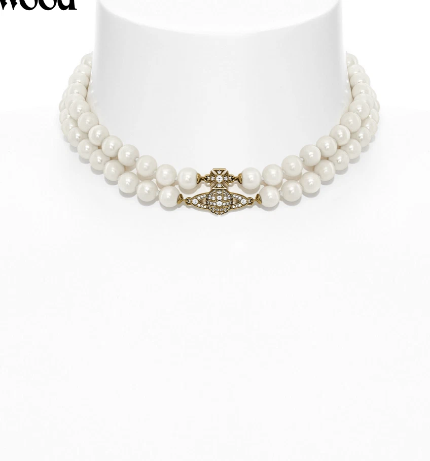 Fake vivienne outlet westwood pearl choker