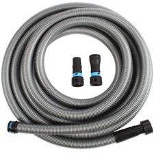 Cen-Tec Systems 30 Ft. Vacuum Hose with Power Tool Adapter for Dust Collection