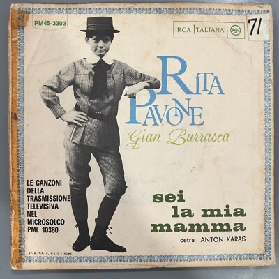 Rita Pavone   Viva La Pappa Col Pomodoro / Sei La Mia Mamma 45 Italy 1965 VG