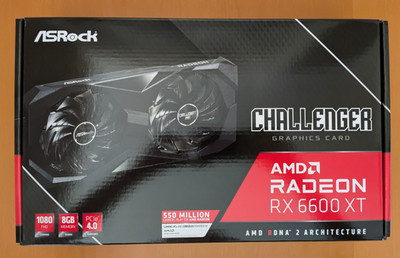 ASRock AMD Radeon RX 6600 XT Challenger D OC 8GB GDDR6 Grafikkarte