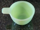 Vintage Jadeite Measuring 1/2 Cup Glass Antique Jeanette Uranium Glassware