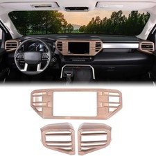 Car Center Console Air Outlet Cover Kit Compatible Toyota Tundra 2022 Sequoia 23