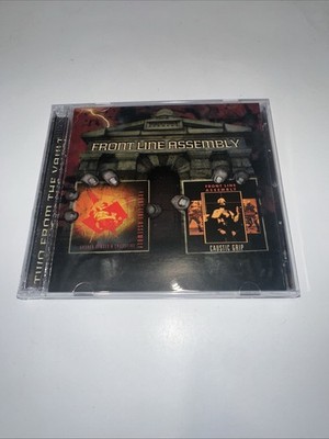 FRONT LINE ASSEMBLY - Caustic Grip / Gashed Senses & Crossfire - 2 CD - *VG*