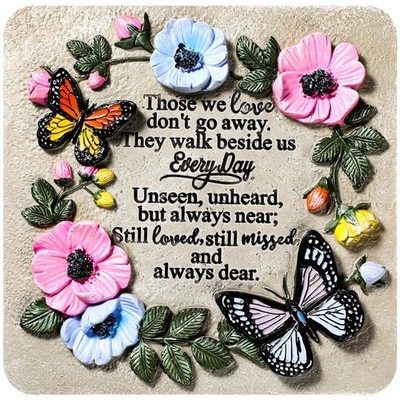 Blosssound Memorial Garden Stone Gifts for Loss of Loved One 9.8 Inch Sympath...