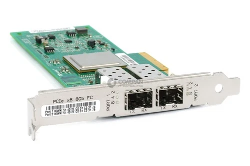 489191-001 HP QLOGIC QLE2562 8GB DUAL PORT FC ADAPTER