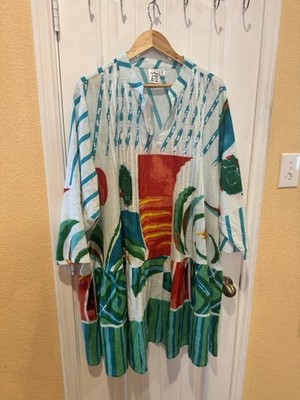 Parsley & Sage Dress 3X Colorful Summer Fun Dress Size 3X