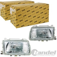 2x TYC H4 HAUPTSCHEINWERFER LINKS+RECHTS für VW POLO III 6N1 94-99 MIT LWR