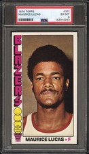 1976/77 Topps Basketball #107 Maurice Lucas PSA EX/MT 6 142014243