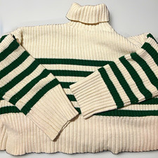 madewell cropped knit turtleneck | xl | euc
