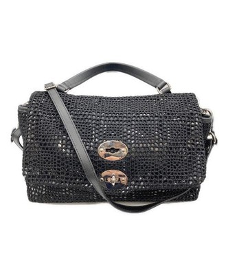 zanellato                    POSTINA mesh shoulder bag black