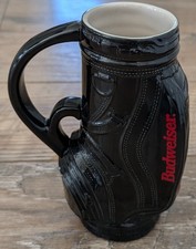 Budweiser Golf Bag Stein 1993 Bud King Of Bee...