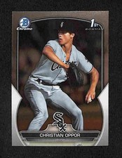 2023 Bowman Draft - Christian Oppor Chrome 1st Bowman #BDC-82 White Sox Prospect
