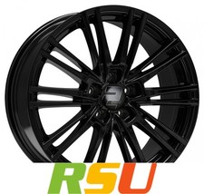2DRV WH18 schwarz glänzend lackiert 7.5x17" ET45 LK5 112 ML 66.6 Alufelgen 1...