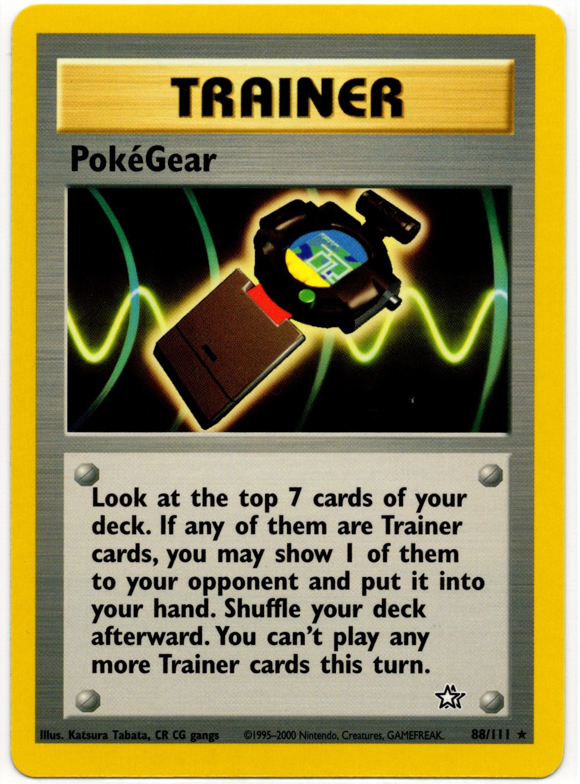 Pokemon - 1st Edition Neo Genesis Pokegear 88/111 NM