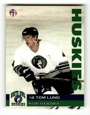 1995-96 North Iowa Huskies USHL 4 Tom Lund BXCP06 ID: 20654