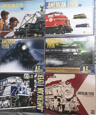 Lot Of 6 American Flyer by Lionel S-Gauge Catalogs (2012-2017)