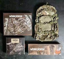 Tethrd Phantom Elite XL Workhorse Sticks XL Platform Backpack Combo Package New