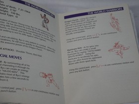 Nintendo SNES Super NES- Street Fighter II Instruction Booklet Manual Capcom