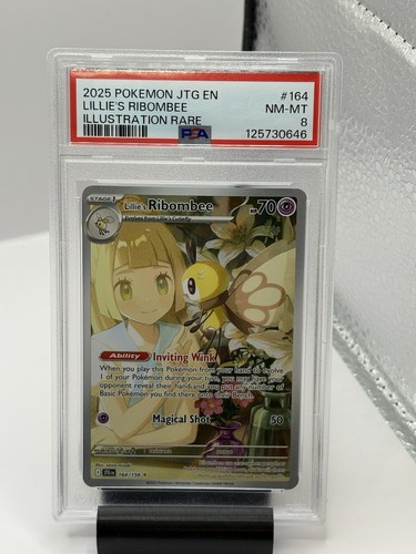 Lillie's Ribombee graded PSA 8 for sale on eBay